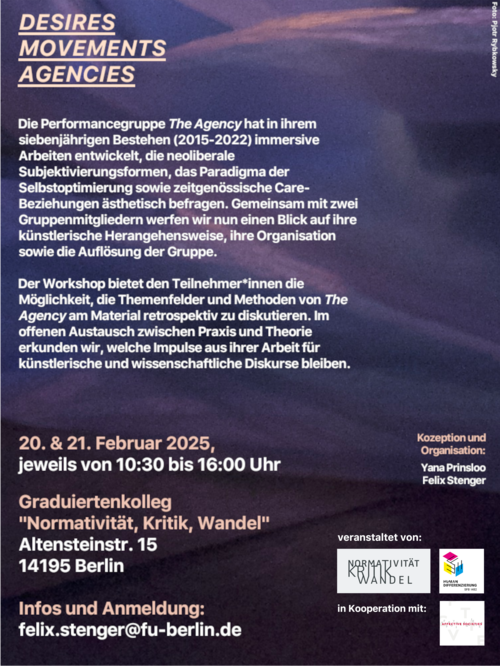 Plakat Rückseite